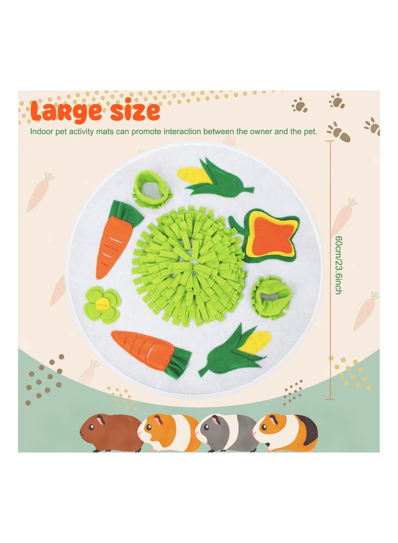 SYOSI ، وسادة تغذية قابلة للغسل في الغسالة مصنوعة من الفليس للأرانب والأرانب الصغيرة والشينشيلا والفراء - Image 2