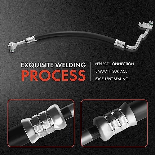 A-Premium A/C Discharge Line Hose Assembly Compatible with Nissan Altima 2002-2006 L4 2.5L, Compressor to Condenser - Image 5