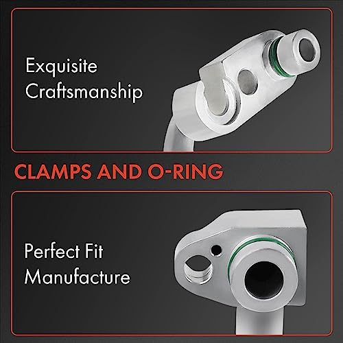 A-Premium A/C Discharge Line Hose Assembly Compatible with Nissan Altima 2002-2006 L4 2.5L, Compressor to Condenser - Image 3