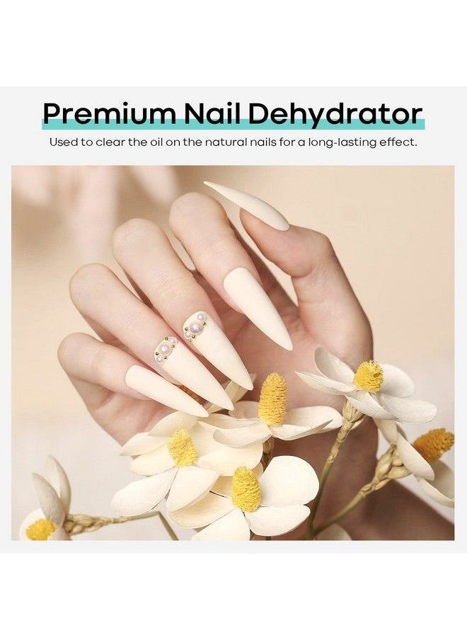 modelones Nail Primer 15Ml Acid Free Nail Dehydrator For Acrylic Nails And Gel Nail Polish Fast Drying Prep Dehydrator Base Varnish Manicure Bonder Liquid  - Image 3