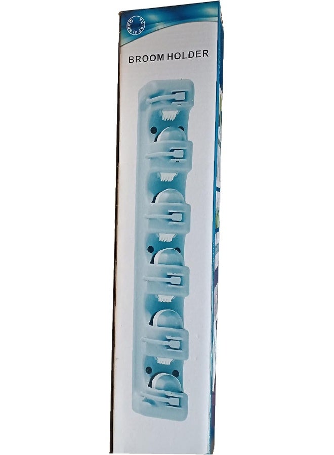 SKY-TOUCH حامل جدار للممسحة والمكنسة رمادي 65x7 سم  - Image 4