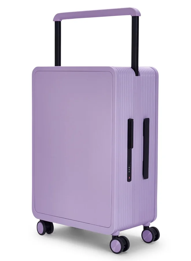 LIMRA Travel Bag From Limra It contains two compartments Made Of PC Luggage Trolley Size 24 inch Color Purple