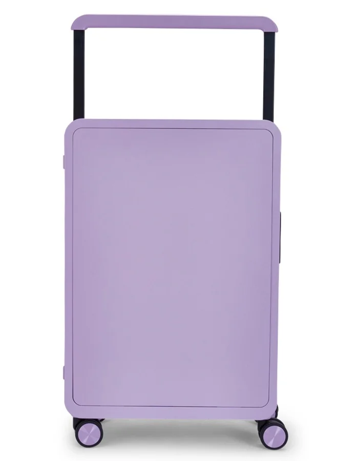 LIMRA Travel Bag From Limra It contains two compartments Made Of PC Luggage Trolley Size 24 inch Color Purple