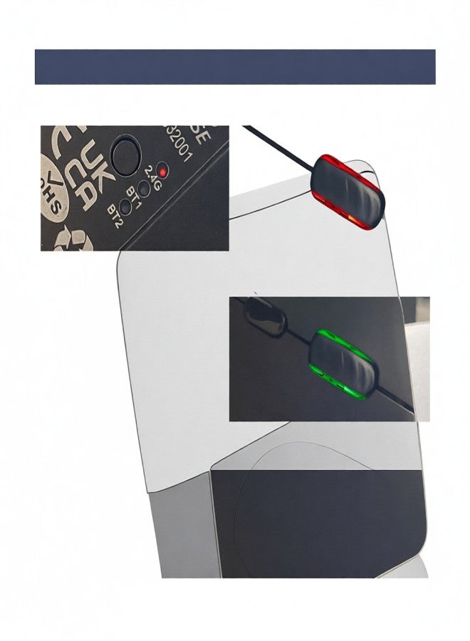 ZELOTES F-35 Wireless Gaming 2.4G Single-mode Ergonomic Vertical 3-gear Adjustable DPI for PC Laptop - Image 4