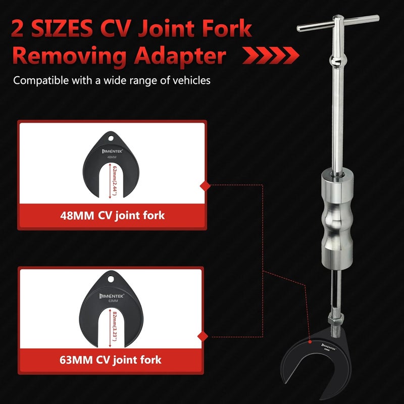 Limontek Inner CV Axle Puller Tool Set - Image 4