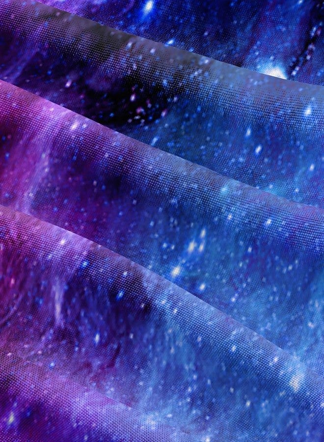 Elnonthy Galaxy Bedding Full,Galaxy Duvet Cover Set Purple and Black Comforter Covers Girls Romantic Bed Set Decor - Image 2
