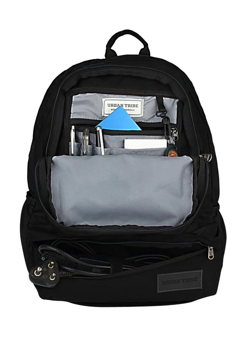 URBAN TRIBE Urban Tribe Havana Basics 15.6 Inch| Water Repellent |27 Litres | Laptop backpack for men and women, Black, 15.6, Backpacks