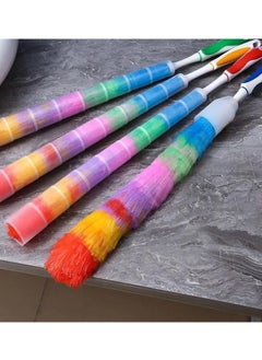 VIO Multipurpose Static Duster Soft Rainbow Plastic Easy Clean Multicolor Cobweb Cleaner Feather Tool Electrostatic Power Dusting Brush For Appliances Furniture Computer Cars Home Assorted  - Image 5