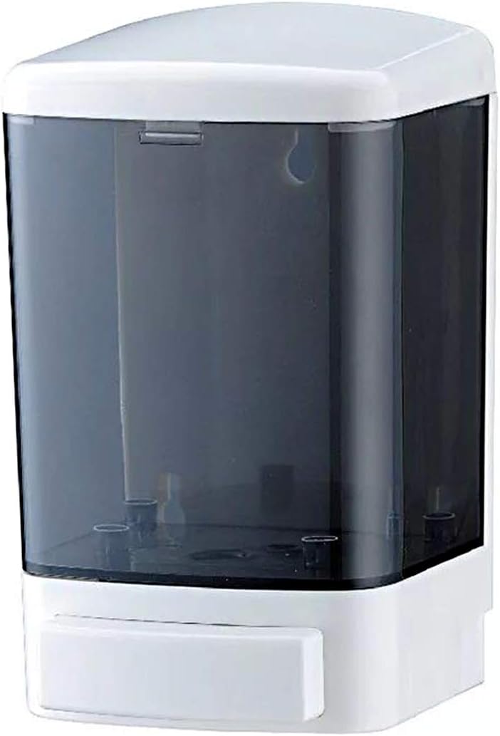 Evhome Manual Soap Dispenser Kitchen Bathroom Wall Mounted Commercial Soap Dispenser for Liquid Containers Shampoo Gel Chamber Plastic - (33.8 oz) 1000ml - Image 1