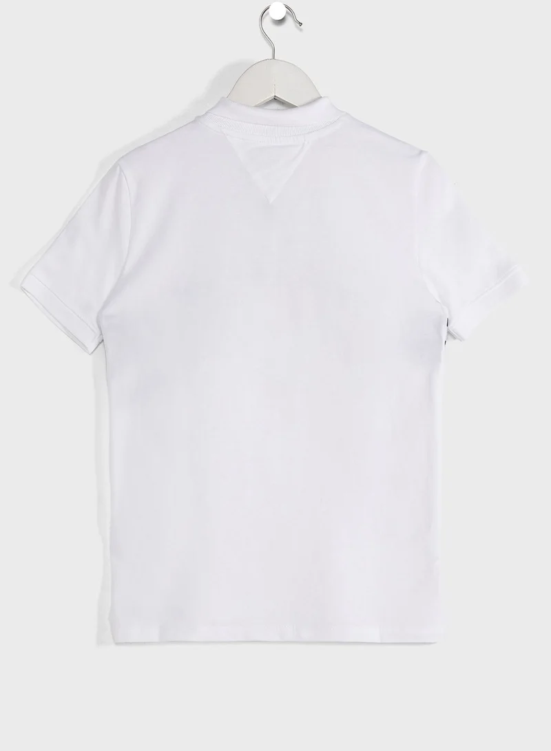TOMMY HILFIGER Youth Global Striped Polo