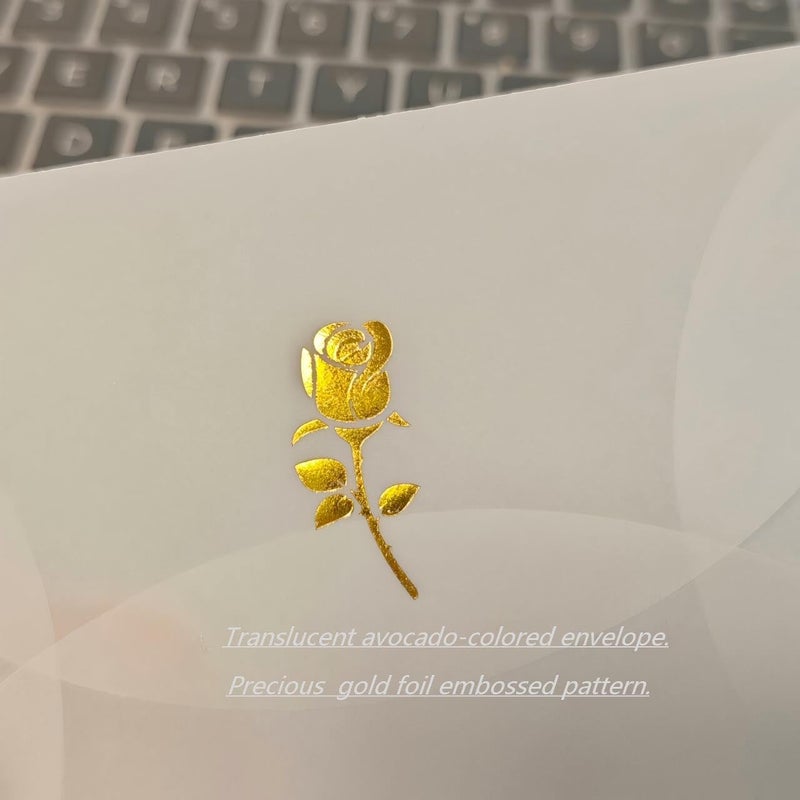 بطاقة شكر فاخرة ممتازة بنقش ذهبي، فويل أسود وذهبي غامض أنيق لبطاقة شكر مع ظرف وختم للزملاء، الأعمال، الطبيب، الزوج، حفلة استقبال المولود - Image 4