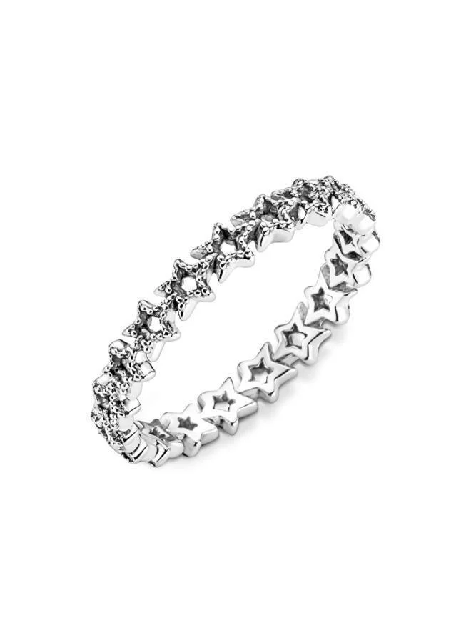 PANDORA  Band of Asymmetric Stars Ring for Women | Best Price UAE