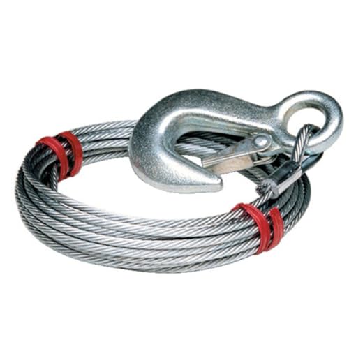 Tie Down 59379 Galvanized Steel Winch Cable - 4,200 lb. Capacity, 3/16"" x 20'" - Image 1