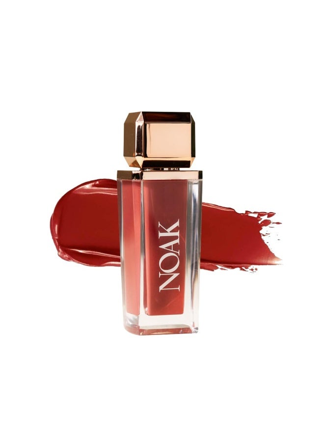Noak Velvet Matte Liquid Lipstick for Women | Waterproof, Smudge-Proof & Transfer-Proof | Long-Lasting up to 8Hrs | Bold & Highly Pigmented | Cruelty-Free | 5ml (Rust Lush) - Image 1