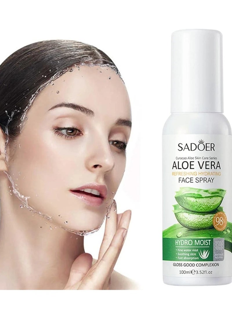 Sadur Refreshing and Moisturizing Facial Mist with Aloe Vera Extract 100ml
