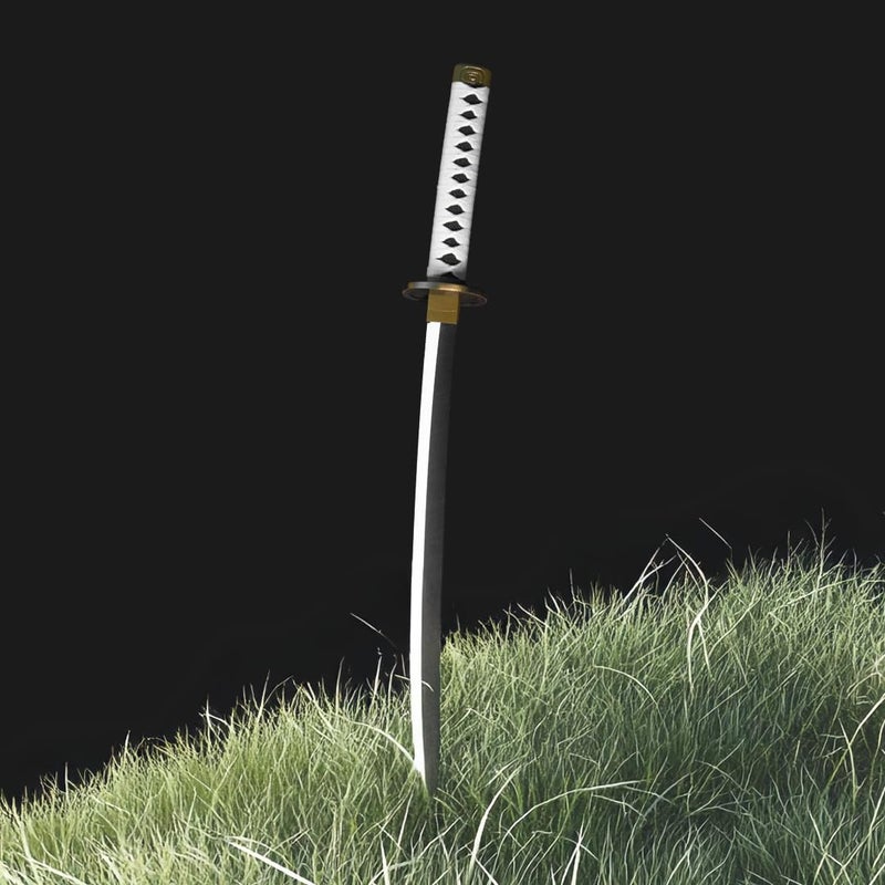 Offo One Piece Zoro Wado Ichimonji Wooden Katana – 75cm Medium-Size Anime Sword for Cosplay, Martial Arts, Display & Training – Gift for Fans, Kids, Teens & Collectors - Image 3