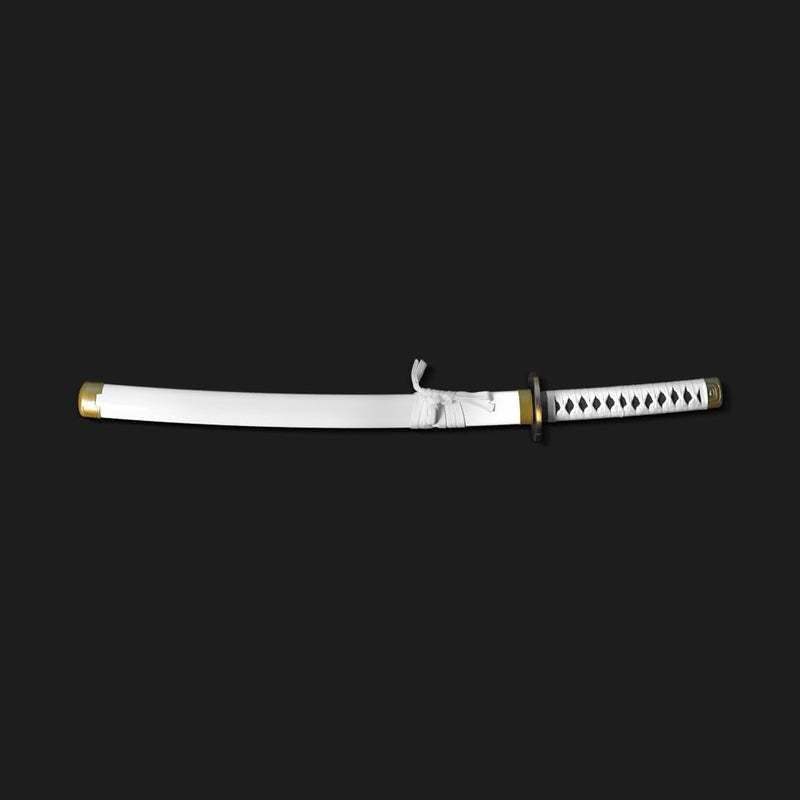 Offo One Piece Zoro Wado Ichimonji Wooden Katana – 75cm Medium-Size Anime Sword for Cosplay, Martial Arts, Display & Training – Gift for Fans, Kids, Teens & Collectors - Image 2