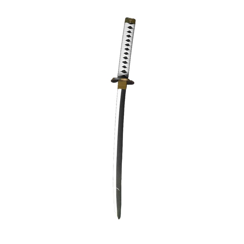 Offo One Piece Zoro Wado Ichimonji Wooden Katana – 75cm Medium-Size Anime Sword for Cosplay, Martial Arts, Display & Training – Gift for Fans, Kids, Teens & Collectors - Image 1
