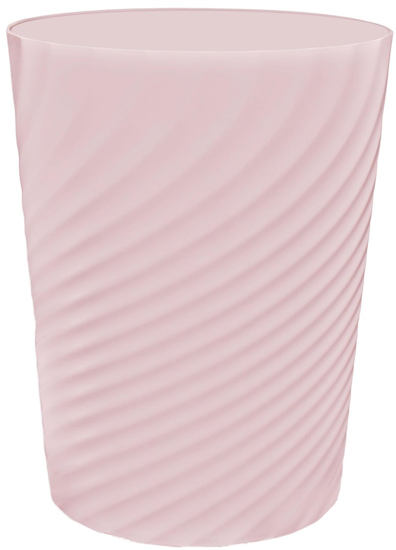 DAJITRE 1.8 Gallon Small Trash Can Wastebasket Recycling Bin Slim Profile for Compact Spaces Bathroom, Office, Bedroom, Kitchen (1.8 Gallon, Pink) - Image 1