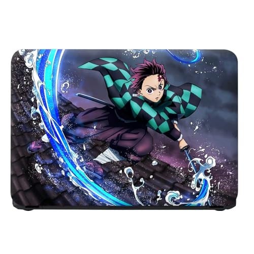 Finearts Full Body Laptop Skin Upto 15.6 inch Sticker Compatible for Dell/HP/Lenovo/Acer/Sony All Laptop Size Upto 14 to 15.6 Inch - Anime Tanjiro Kamado Water Breathing Form - Image 3