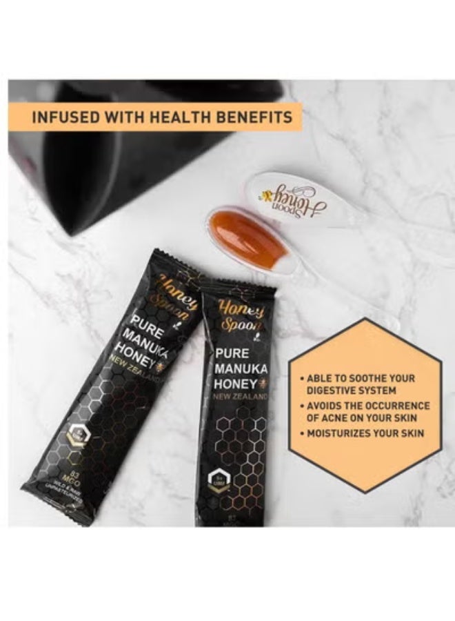 Al Malaky Royal Pure Manuka Honey Spoon +5 UMF 20 Pieces - Image 3