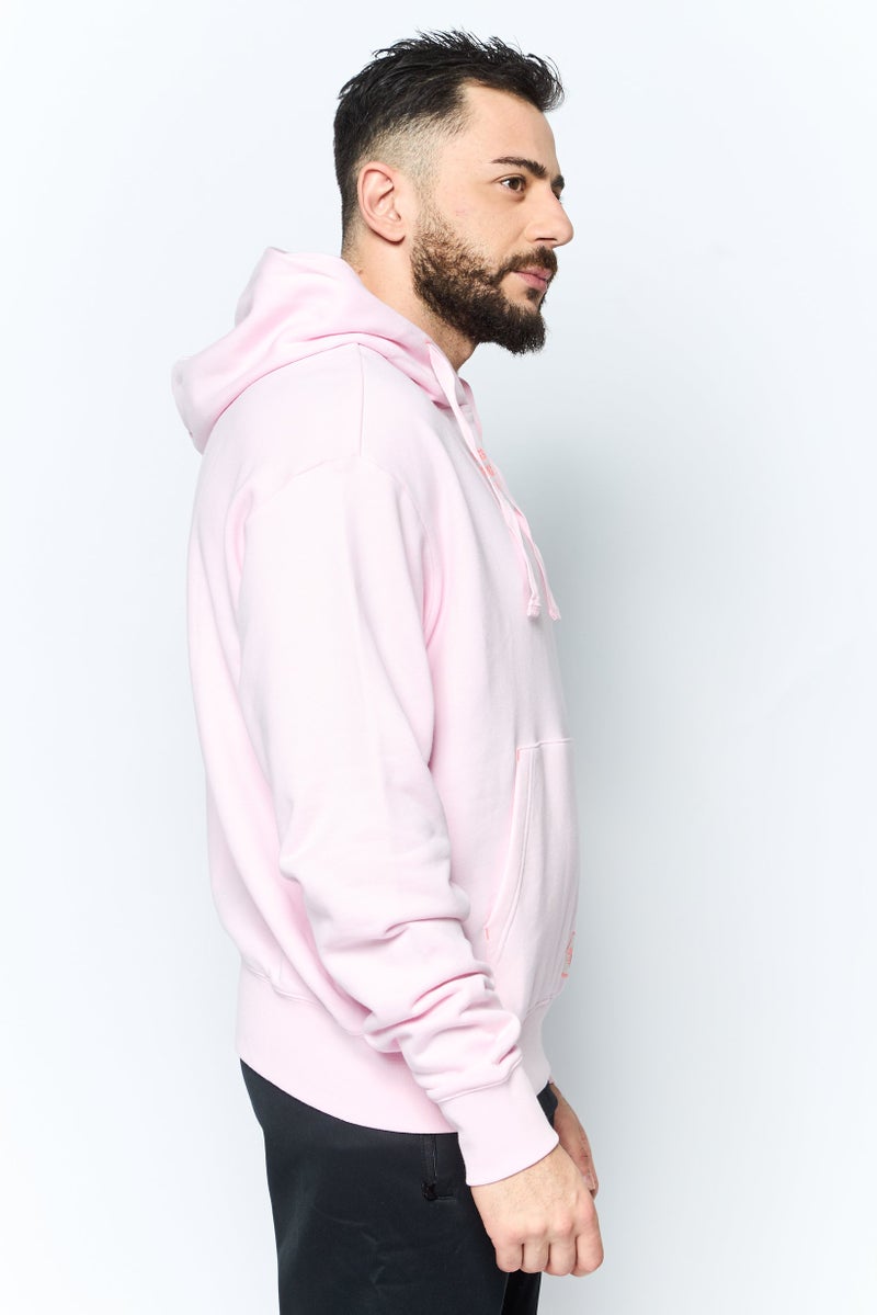 adidas Originals Men Sportswear Fit Long Sleeves Training  Hoodie, Pink  - Image 3