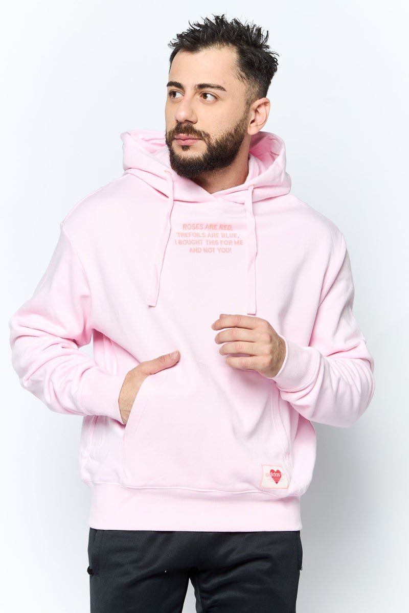 adidas Originals Men Sportswear Fit Long Sleeves Training  Hoodie, Pink  - Image 1