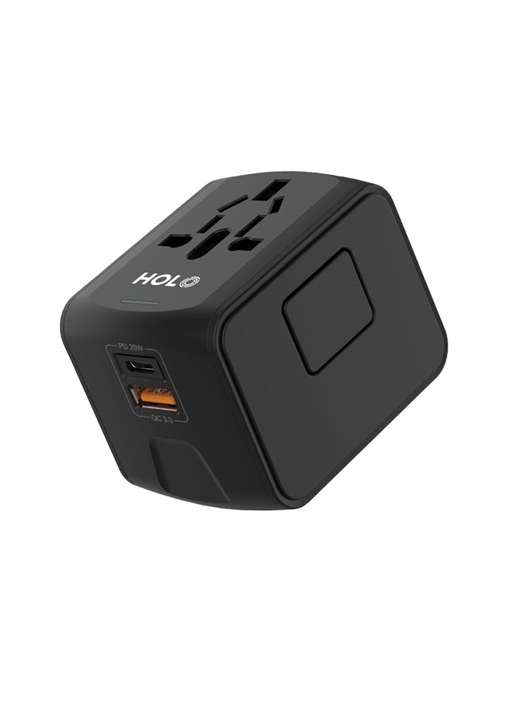 USB Charger Power Adapter, Wall Charger Power Adapter with 8A and 6A USB Type C , Supports Fast Charging 20W