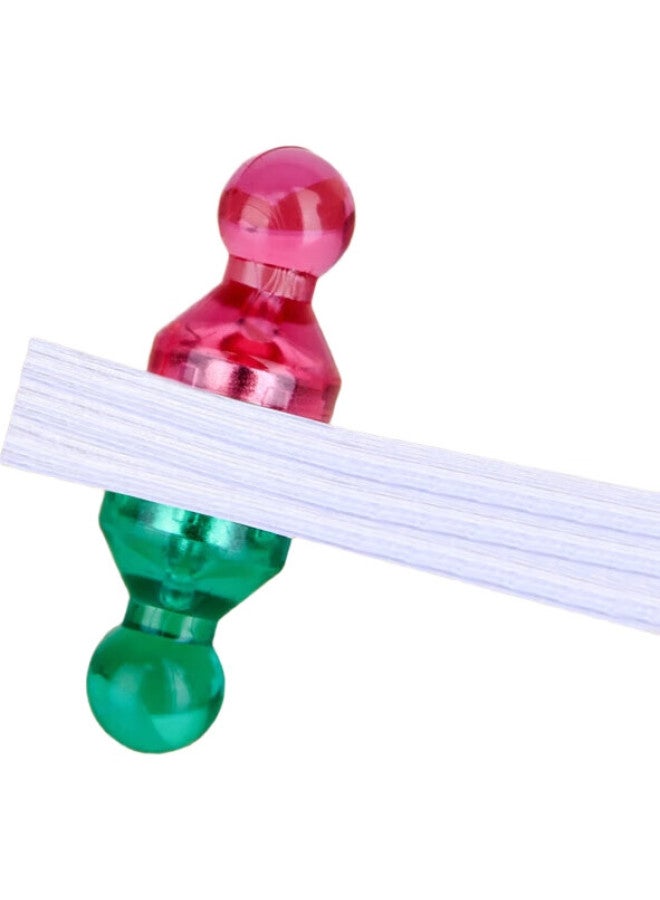 Ubiquitin Youbili Strong Magnetic Pushpins, Colorful Round Magnets, Office Whiteboard Teaching Aid Magnetic Discs 15*21Mm, 10 Pieces/Tube, 8025 Yellow - Image 1