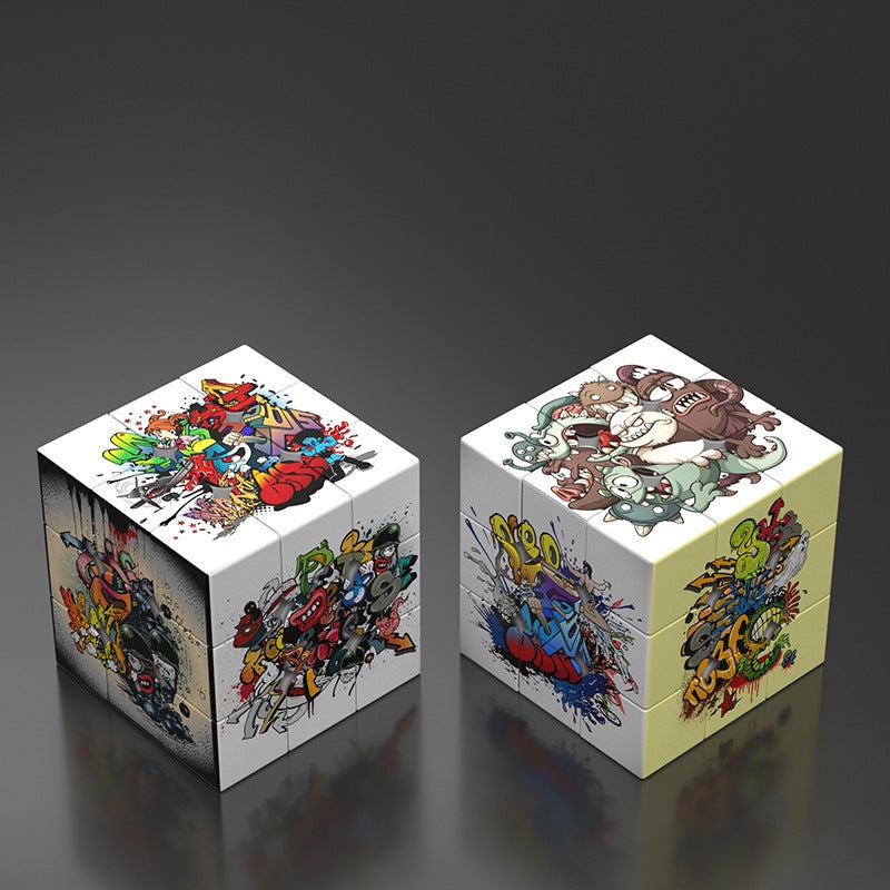 Diy Picture Rubik'S Cube Customized Third-Order Enterprise Company School Logo Cultural Exhibition Advertising Small Gift Uv Printing - Image 1