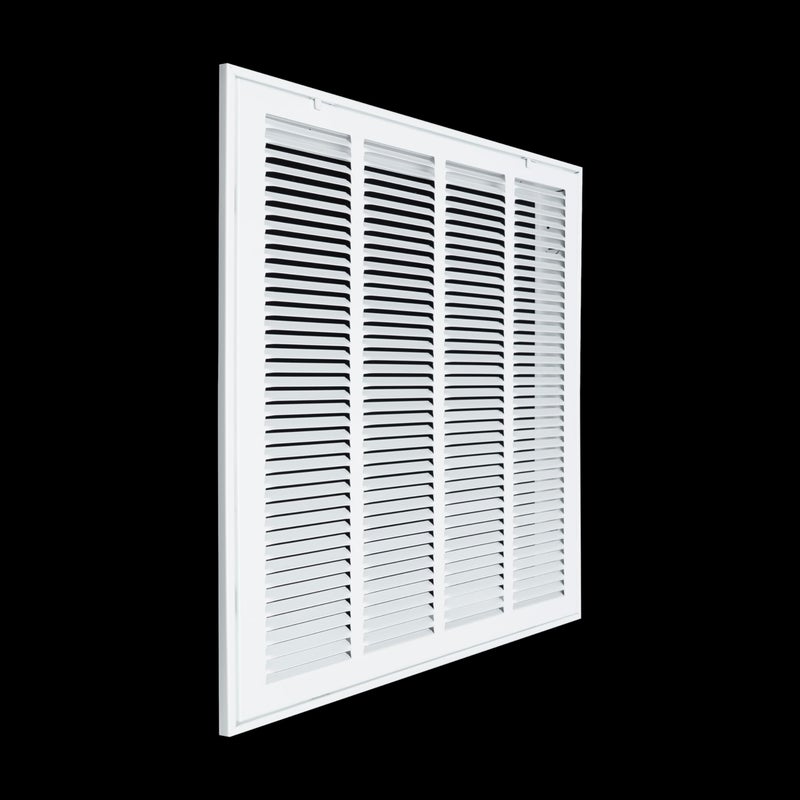 Handua Fits 20x20 Duct Opening | Steel Return Air Filter Grille by Handua [Removable Door] for 1-inch Filters | Vent Cover Grill | White | HVAC Cold Air Intake Grille | Out Dim: 22 5/8"W X 22 5/8"H - Image 4