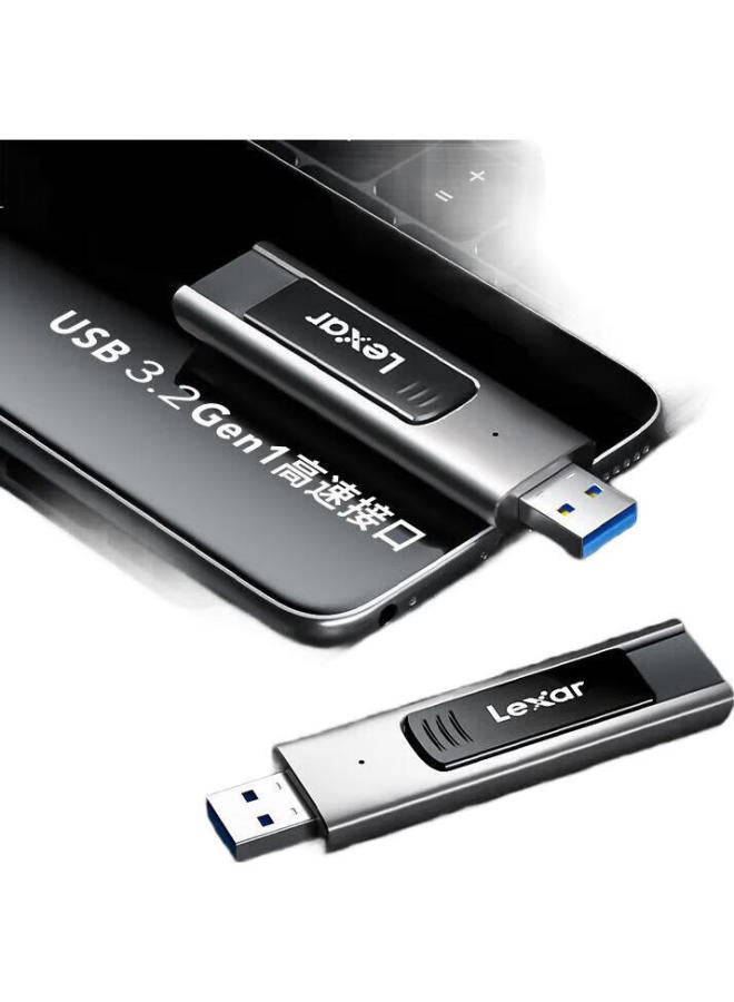 Lexar Lexar 64Gb Usb3.2 Gen1 Flash Drive M900, Read Speed 300Mb/S, Matte Gunmetal Finish, Integrated Push-Pull Design - Image 1