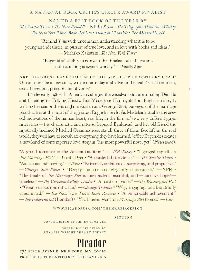 Picador The Marriage Plot
