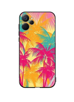 Protective Case Cover For Realme 9i 5G Colourfull Tree Design Multicolour