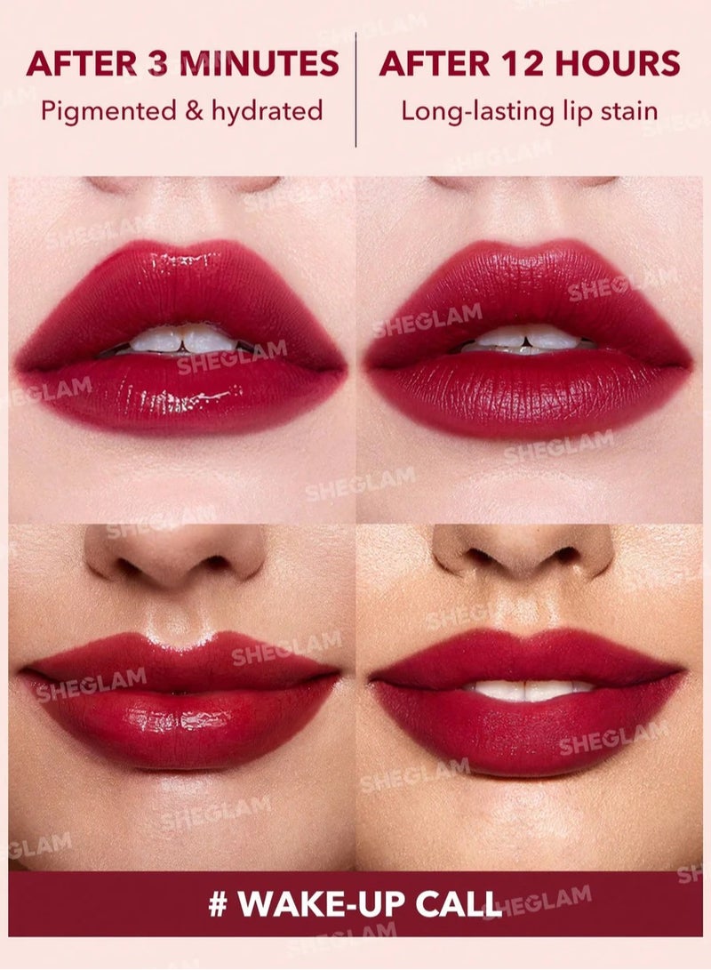 SHEGLAM Take A Hint Lip Tint-Wake Up Call - Image 2