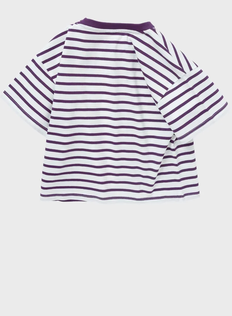 Balabala Printed Crew Meck T-Shirt