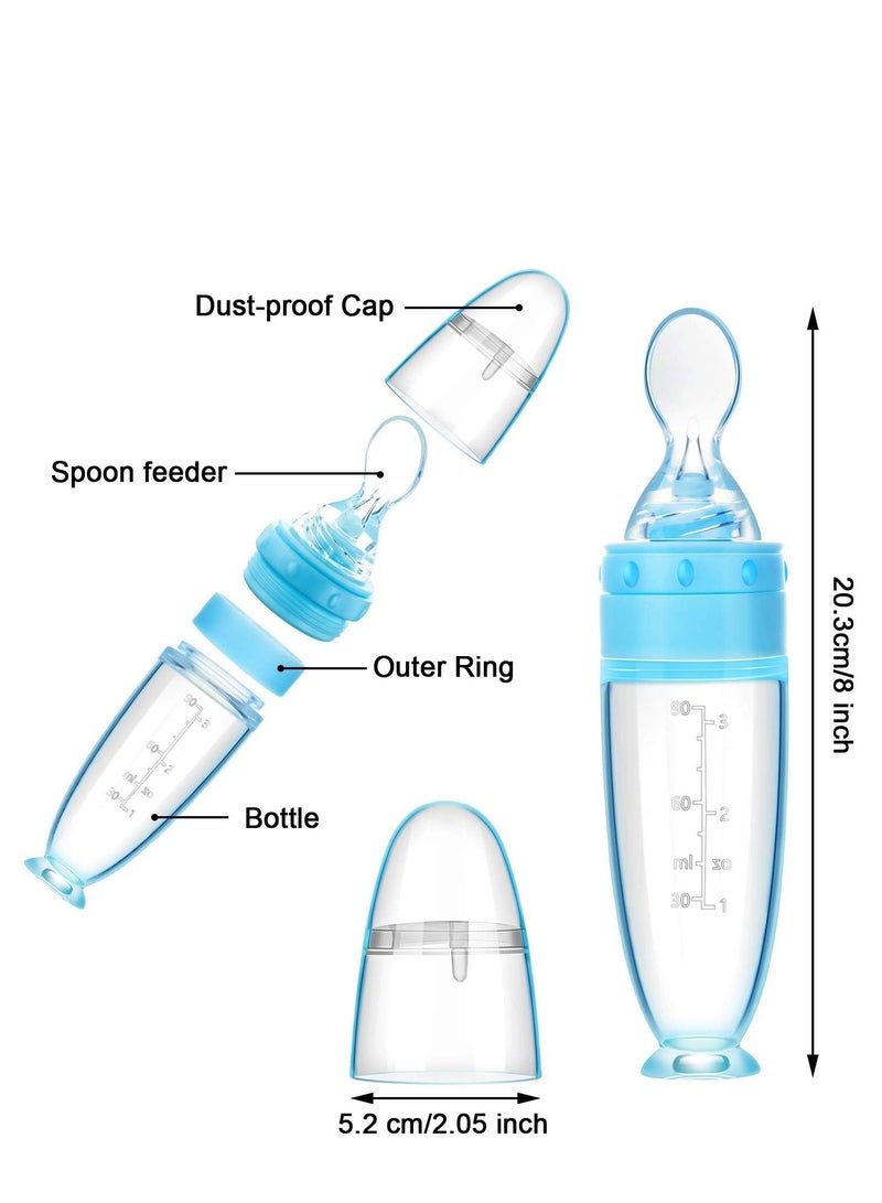 لوكو اداة تغذية اغذية الاطفال للفاكهة و الخضروات لتخفيف الام التسنين، ملعقة ضغط من السيليكون الناعم لتغذية الطفل في المرحلة الاولى - Image 4