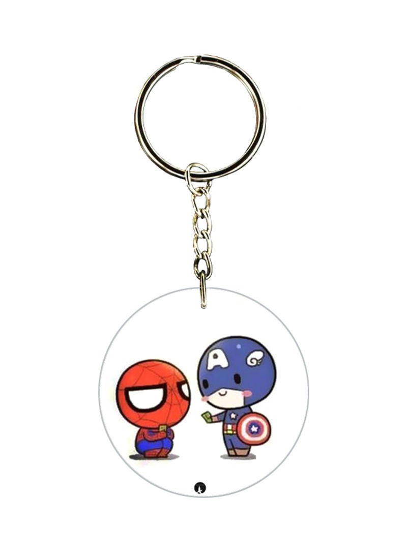 RKN Avengers Printed Dual Sided Keychain