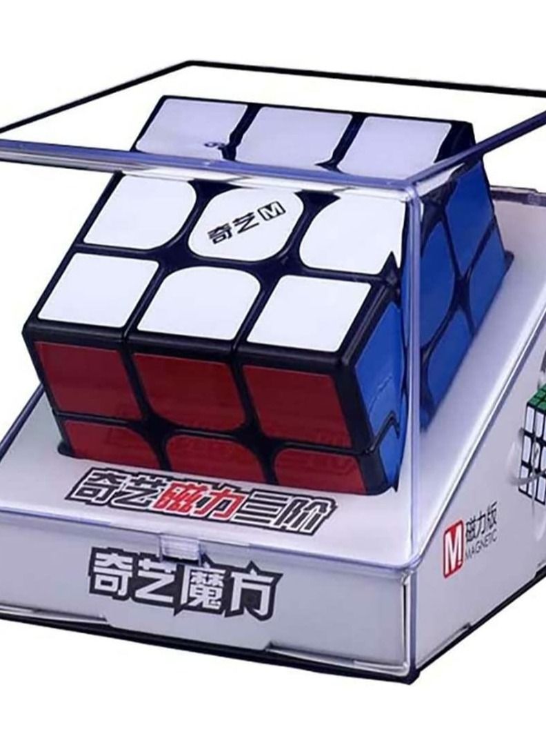 Qiyi MS 3X3 Magnetic Speedcube Stickered Cube