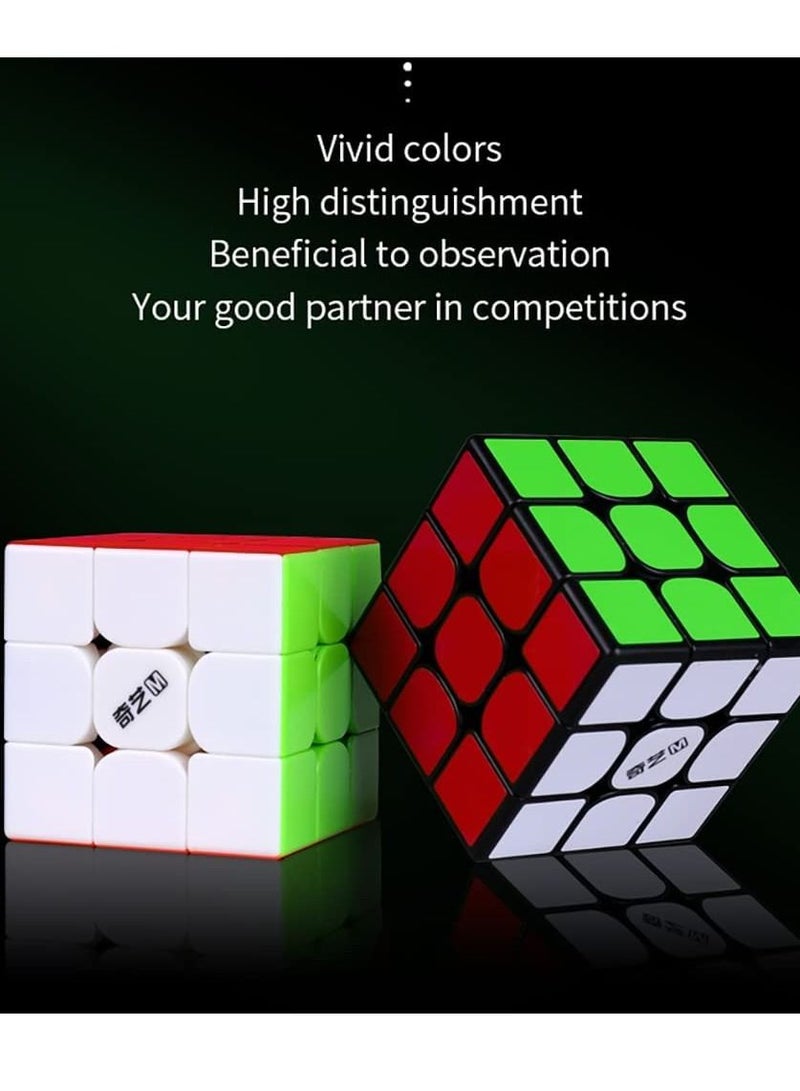 Qiyi MS 3X3 Magnetic Speedcube Stickered Cube