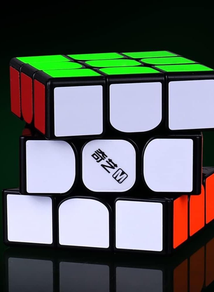 Qiyi MS 3X3 Magnetic Speedcube Stickered Cube