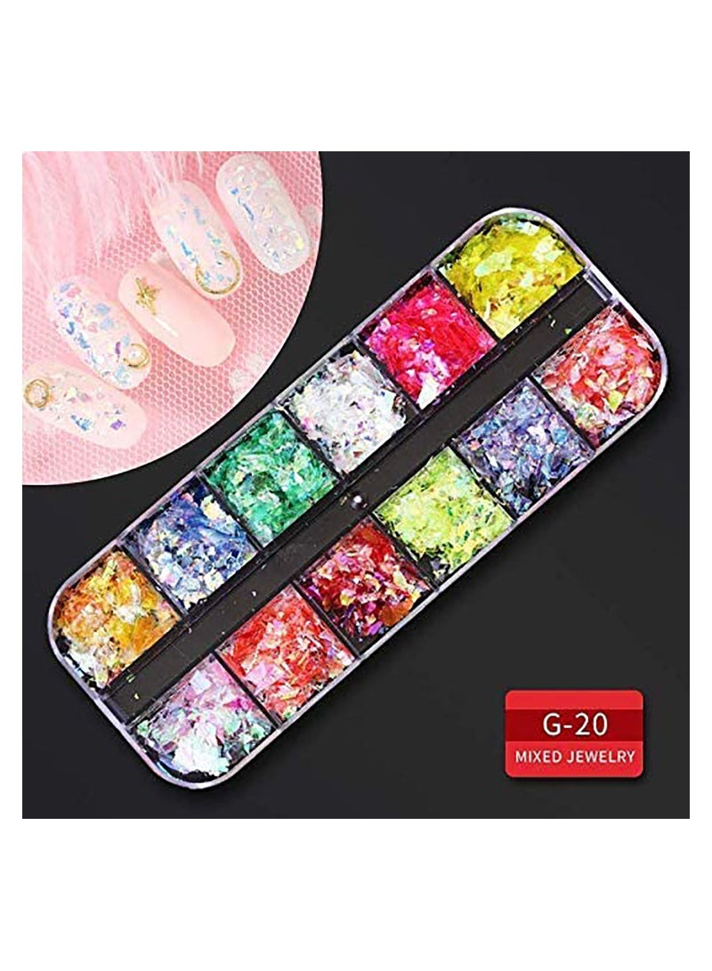Bluejw 9 boxes Nail Rhinestones,Nail Gems Diamonds,Nail Art Studs Crystals Sequins for Nails Kit with 1 Tweezers and 3 Pen Supplies Accessories - Image 5