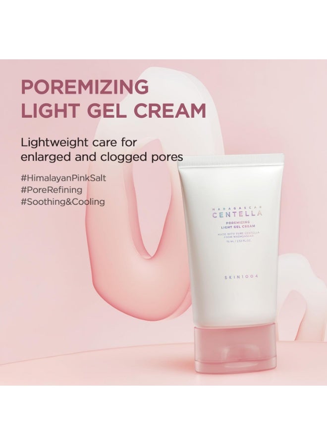 SKIN Madagascar Centella Pore Light Gel Cream Tightens Pores Soothes Irritated Skin 75ml - Image 2