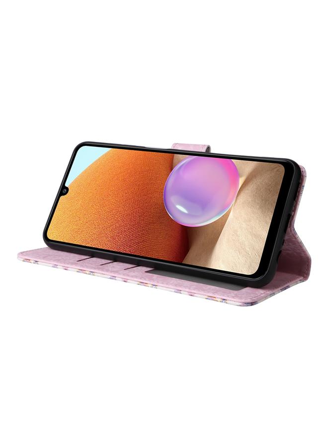 اس-توب جراب لهاتف Samsung Galaxy A32 4G مصنوع من الجلد بطبقة برونزية بتقنية RFID - Image 4