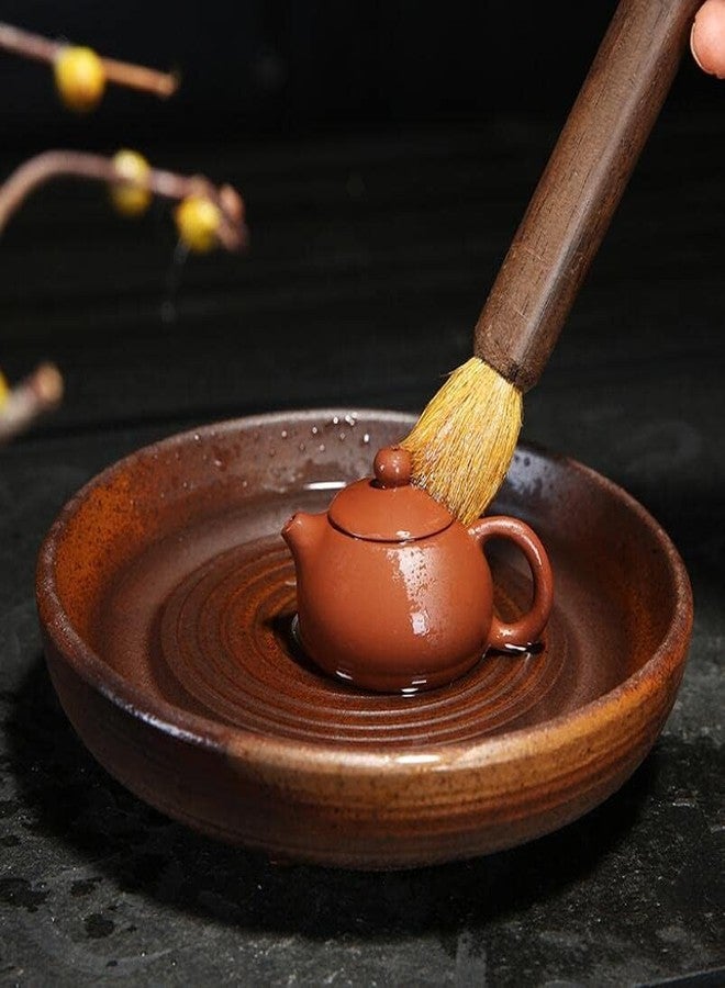EatingBiting 2.5" Smaill size Chinese Purple Clay Kung Fu Ru Kiln Xishi Teapot Tea Pet for Home Tea Tray Decor Fine Handmade Kungfu Tea Set - Image 2