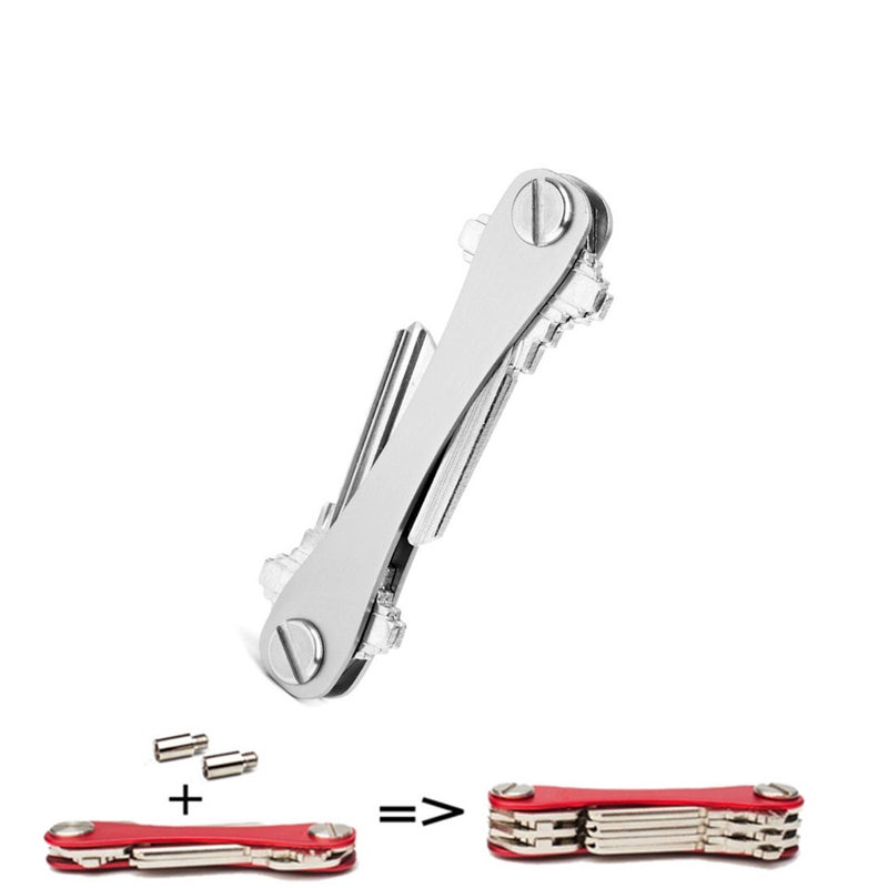 New aluminum alloy key clip EDC tool multifunctional key organizer accessories hanging buckle - Image 2