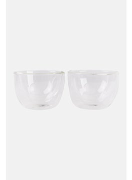 Carl Schmidt Sohn 2 Pieces Double Wall Bowl 300 ml, Transparent  - Image 1