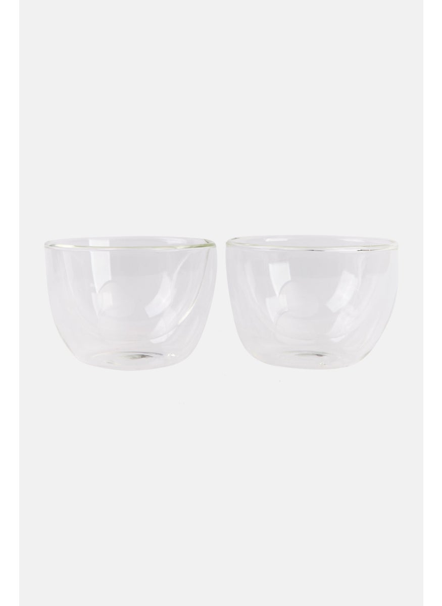 Carl Schmidt Sohn 2 Pieces Double Wall Bowl 300 ml, Transparent  - Image 1