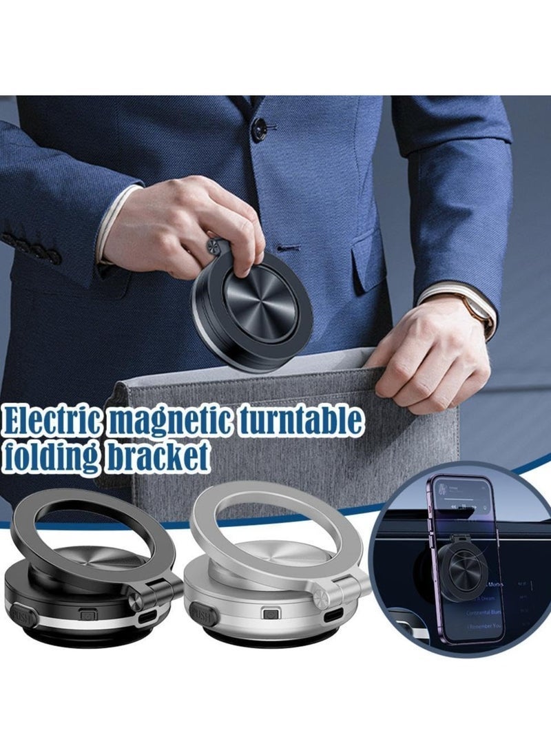 TIGER 2024 Electric Vacuum Magnetic Phone Mount – Strong Magnetic Car Phone Holder with 360° Rotation, Powerful Suction Cup for Dashboard, Windshield, Kitchen, Mirror, Gym, Shower & All Smooth Surfaces - Image 3