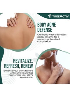 TreeActiv TreeActiv Exfoliating Acne Body Wash 8 fl oz Body Acne Wash for Back, Chest, Shoulder, Back Acne Treatment with Jojoba Beads, Back Acne Body Wash for Bacne, Soothing Body Acne Treatment for Men, Women  - Image 4